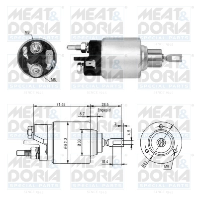 Solenoid Switch, starter